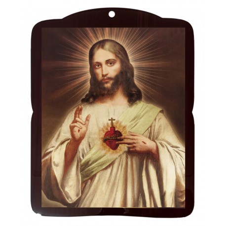 Sagrado Corazón sepia