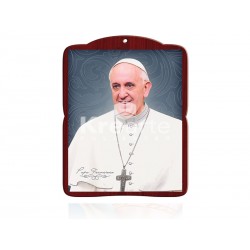 20DEL54 Papa Francisco [rostro] PLATA