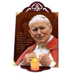 San Juan Pablo II capa roja